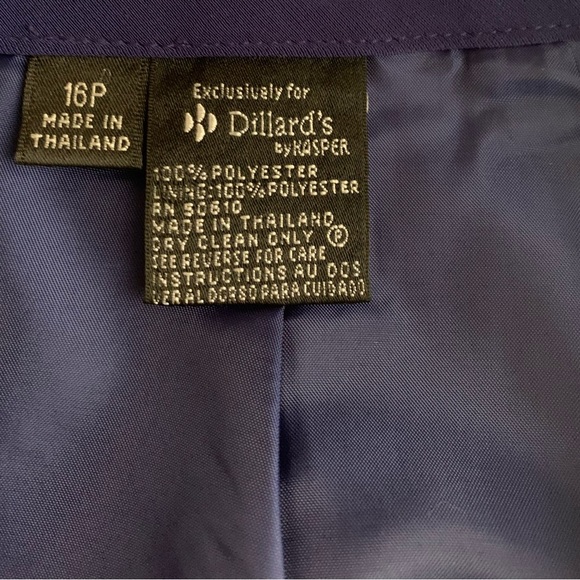 New Skirt Kasper navy blue woman’s size 16P - Picture 4 of 4